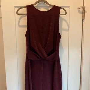 Free Press knee length burgundy dress